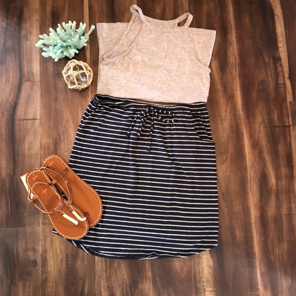 Sonoma Dresses & Skirts - 💙Sonoma striped skirt💙